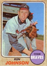 1968 Topps Baseball Cards      342     Ken Johnson
